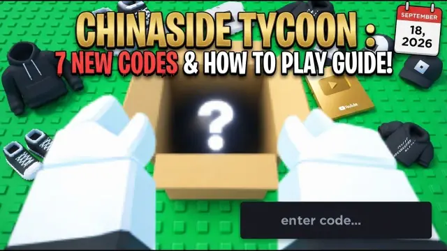 Active ChinaSide Tycoon Codes for Free Cash & Boosts